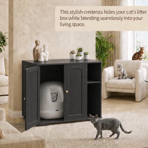 Garvee Cat Litter Box Enclosure, Large Cat House