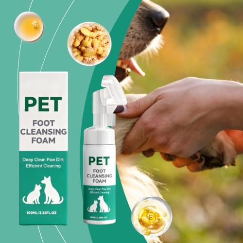 Dog Paw Cleaner Foam for Dogs & Cats, Botanical Paw Wash