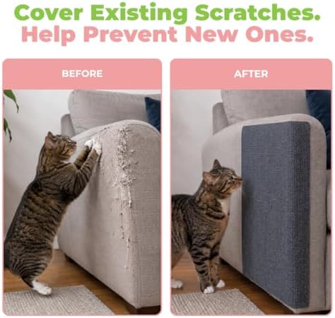 Catify Peel & Stick Cat Scratching Mat - Gray, L:39"