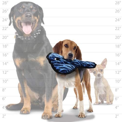 TUFFY® : 2 Pack Stingray Dog Toy: Ultra Durable Plush Toy with Multiple Layers & Reinforced Seams, Washable and Floats, Original Construction