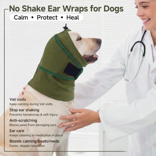 Nanaki Dog Calming Hoodie for Noise Protection, Firework, Thunderstorm