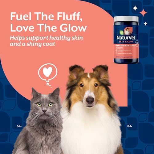 NaturVet Brewers Dried Yeast Formula with Garlic Flor Dogs & Cats - 1 lb