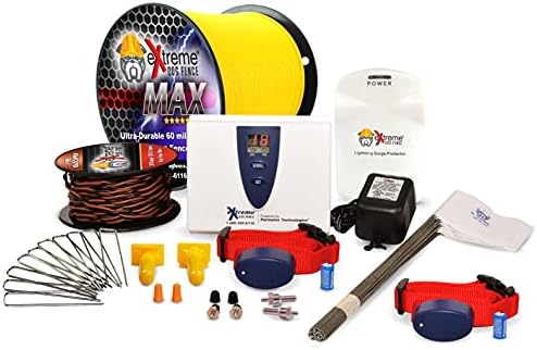 Underground Electric Dog Fence Kit, Pro-Max, 2-Dog, 500 ft