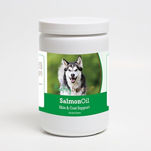 Healthy Breeds Alaskan Malamute Salmon Oil Soft Chews 120 Count