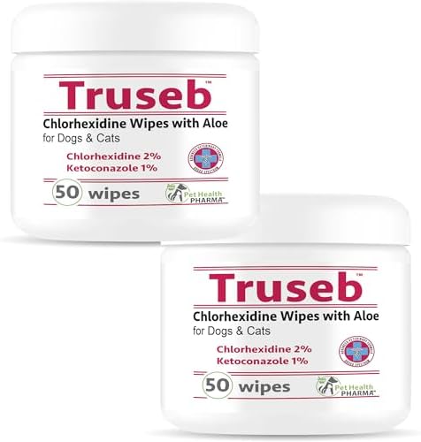 Chlorhexidine & Ketoconazole Medicated Dog & Cats Wipes 100ct Wipes for Hot Spots, Flaky Skin, Red Itchy Irritated Paws, Helps Clean, Deodorize,Irritated Skin Folds NDC: 86176-204-10 (Made in U.S.A)