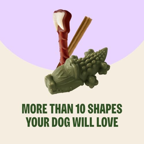 Whimzees Wellness Stix Natural Dog Dental Treat, Chews, Freshens Breath, Medium Size Sticks, 14.81 oz Bag, 14 Count