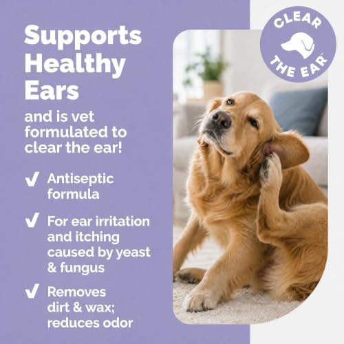 Ear Flush for Dogs, Cats and Horses, 0.15% Ketoconazole