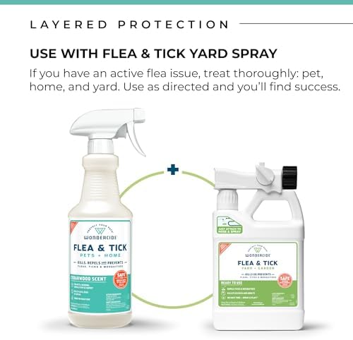 Wondercide - Flea Tick & Mosquito Spray for Pets & Home - Cedarwood 128 oz