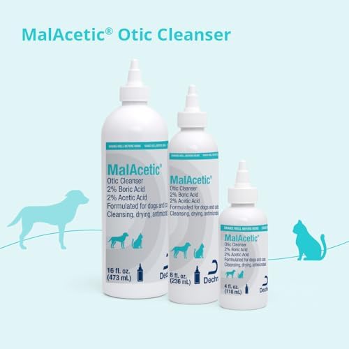 MalAcetic Otic Cleanser for Dogs and Cats, 4 oz