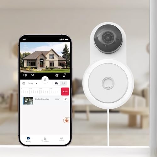 YI 2K Indoor Security Camera No-Drill Adhesive Mount for Wall & Window