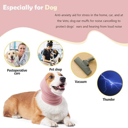 Dog Calming Hoodie No Shake Anxiety Relief Quiet Ears for Dogs