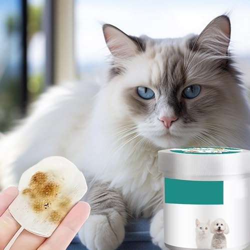 Dog Eye Wipes, Angel Eyes Tear Stain Remover for Dogs, Cat Dog Eye Wipes for Discharge and Crust, Pet Cleaning Dog Grooming Deodorizing Wipes Wash Cleaner for Eyes, Wrinkle, Face (Green-130pcs)