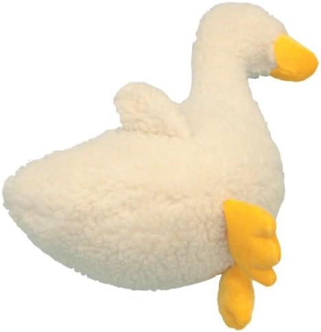 SPOT 13in Vermont Style Fleece Duck Dog Toy – Soft Plush Squeaky Comfort Toy for Medium & Large Dogs and Puppies – No Plastic Parts – Safe for Light Chewers – Calming & Cuddly Indoor Pet Toy