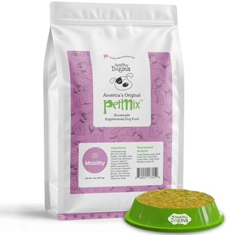 Healthy Dogma - PetMix Dehydrated Dog Food - Raw, Clean Ingredient Dog Food - Joint Support & Mobility - No Preservatives, 2 lbs