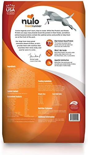 Nulo Frontrunner Dry Dog Food for Adult Dogs - Grain Inclusive Recipe with Turkey, Trout, & Spelt - All Natural Pet Foods with High Taurine Levels - Animal Protein for Lean Strong Muscles