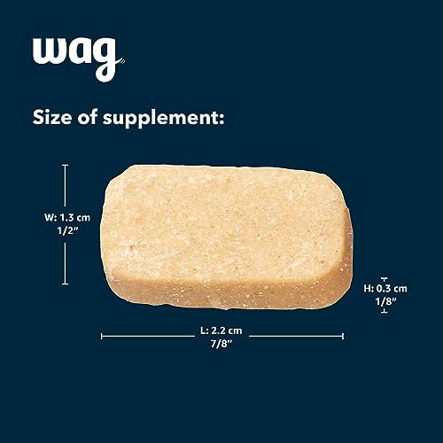 Amazon Brand - Wag Probiotic Supplement Daily Chews for Dogs, Supports Digestion and Gut Health, Natural Duck Flavor, 90 count