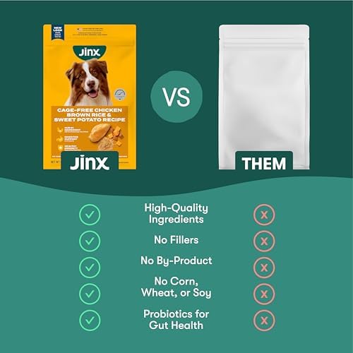 Jinx Dry Dog Food - Cage Free Chicken, Brown Rice & Sweet Potato, 11.5lb