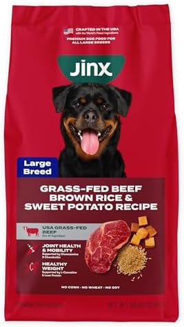 Jinx Dry Dog Food, Large Breed - Beef, Brown Rice & Sweet Potato, 30lb