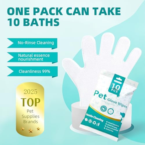 MEDUWEDU Coconut Eye & Coat Care Set – Eye Wipes + No-Rinse Glove Wipes