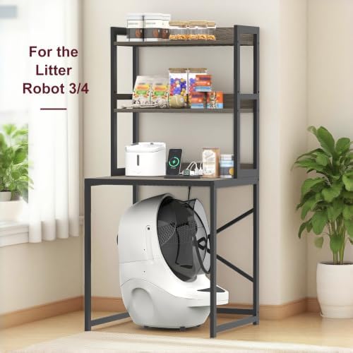 Heybly Litter Box Enclosure for Self-Cleaning Robot 3 & 4, HCLB001SG