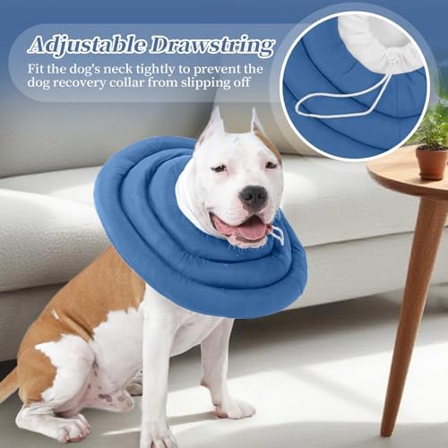 IDOMIK Dog Recovery Collar, Waterproof Soft Dog Cone After Surgery