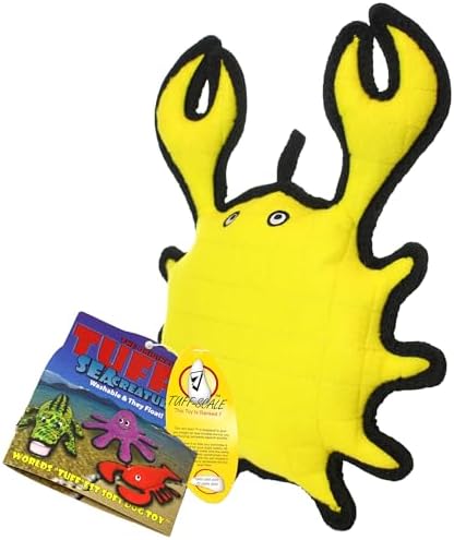 TUFFY® 2 Pack Crab Shark Ultra Durable Plush Dog Toys