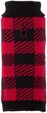 THE WORTHY DOG Sleeveless Pullover Pet Sweater,for Medium Dogs, Buffalo