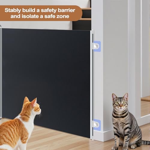 Gate Retractable Foldable Pet Gate for Dogs