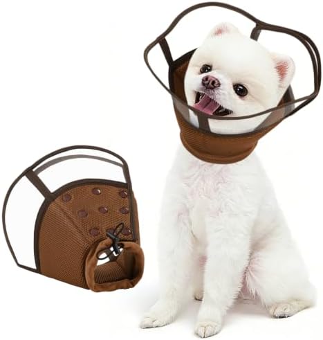 Kuoser Dog Cone Collar After Surgery, Soft Cone for Dogs to Stop Licking, S