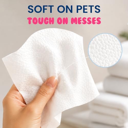Jax n Daisy Pool Pawty Summer Scent pet Wipes cat Dog Wipes Handy pet Supplies Cleaning Products for Dogs Cats Dog Accessories Products for Cats cat Ear Cleaner Supplies