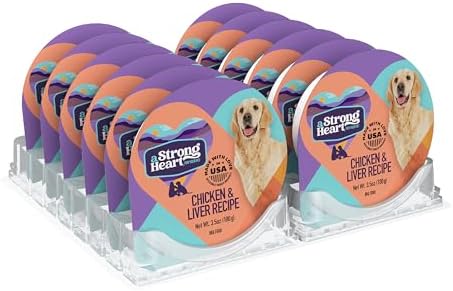 A Strong Heart Chicken & Liver Loaf Dog Food Cups, 3.5oz, 12-Pk