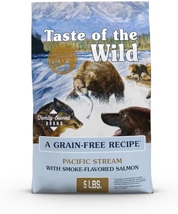 Taste of the Wild Pacific Stream Adult Dry Dog Food, Salmon, 5lb