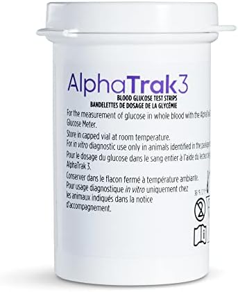 AlphaTrak3 Test Strips for Diabetic Dogs, Cats & Horses, 50 Count