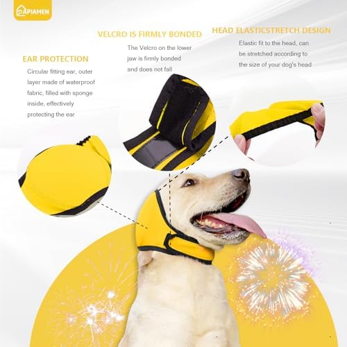 Dog Ear Covers,Dog Ear Muffs Noise Protection for Anxiety Relief
