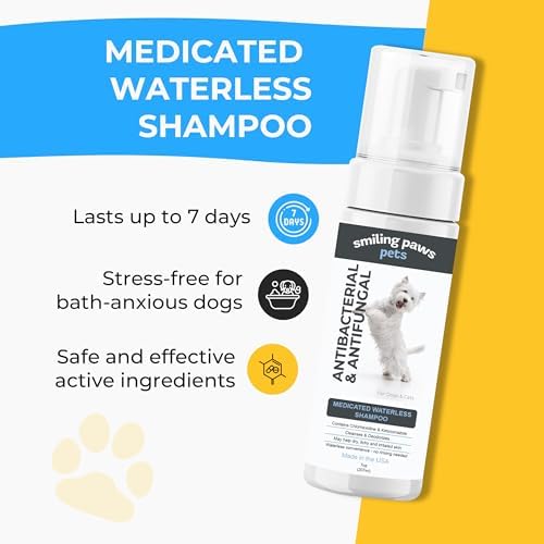 Smiling Paws Vet Grade Medicated Waterless Shampoo
