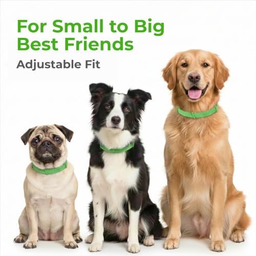 FurLife Flea and Tick Collar for Dogs – Waterproof Pink Dog Collar, Pet Supplies for Tick and Flea Prevention for Dogs, Safe for All Breeds