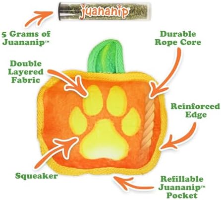 Doggijuana Tuffer Chewer Fall Dog Toys | Werewolf, Pumpkin Spice & Lantern