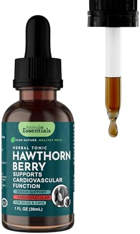 Animal Essentials Hawthorn Berry Supplement for Dogs & Cats - 1 fl Oz