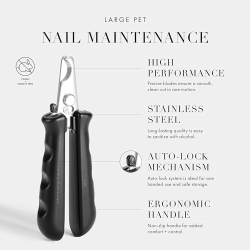 Tweezerman Large Nail Clippers for Pets - Manual Professional Nail Trimmer