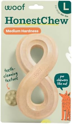 WOOF HonestChew Infinity Dog Chew Toy for Dogs 60 lbs & Up