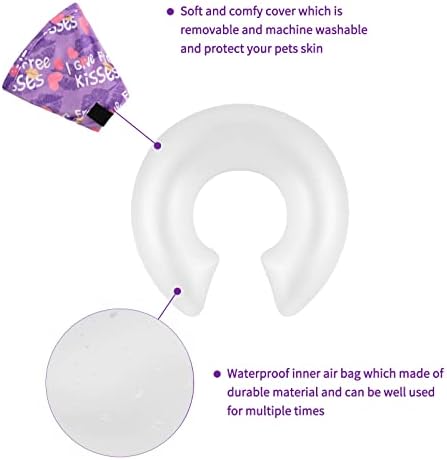 CuteBone Dog Recovery Cone for Small Medium Dogs & Cats
