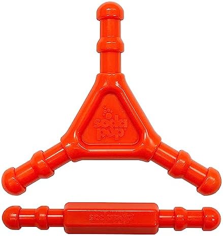 SodaPup Unstoppables – Connectors for Treat Dispensers Made in USA from Non-Toxic, Pet Safe, Food Safe Nylon Material to Link Treat Dispensers and Challenge Dog’s Foraging Instincts – 2 Pack