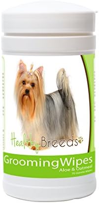 Healthy Breeds Yorkshire Terrier Grooming Wipes 70 Count