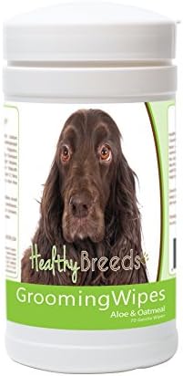 Healthy Breeds Field Spaniel Grooming Wipes 70 Count