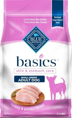 Blue Buffalo Basics Turkey Small Breed Adult Dry Dog Food, 11 lb