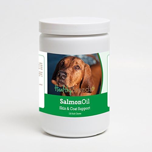 Healthy Breeds Redbone Coonhound Salmon Oil Soft Chews 120 Count