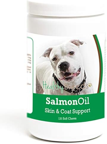 Healthy Breeds Pit Bull Salmon Oil Soft Chews 120 Count
