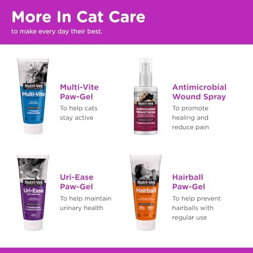 Nutri-Vet Cat Eye Wash, Tear Stain Remover for Cats, Pet Eye Rinse, 4oz