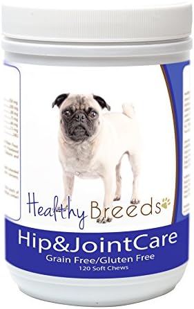 Healthy Breeds Pug Hip and Joint Care 120 Count