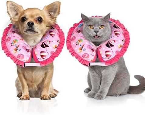 CuteBone Dog Recovery Cone for Small Medium Dogs & Cats